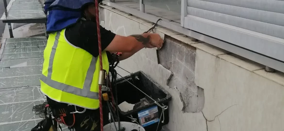 Render Repairs via Rope Access