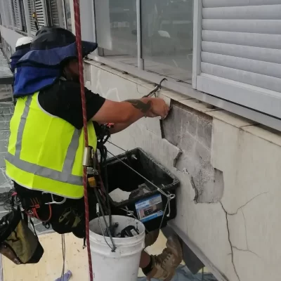 Render Repairs via Rope Access